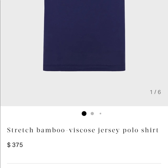 Giorgio Armani Stretch bamboo-viscose jersey polo - Picture 5 of 5